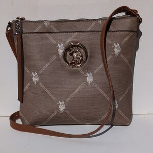 US Polo Assn. Elegant Brown Crossbody Bag